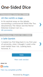 Mobile Screenshot of one-sideddice.blogspot.com