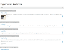 Tablet Screenshot of hyperwestarchives.blogspot.com