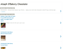 Tablet Screenshot of aizaphbakerychocolate.blogspot.com