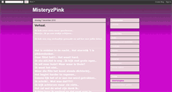 Desktop Screenshot of misteryzpink.blogspot.com