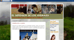 Desktop Screenshot of eldefensordelosanimales.blogspot.com