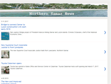 Tablet Screenshot of northernsamarnews.blogspot.com