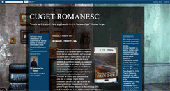 Desktop Screenshot of cugetromanesc.blogspot.com