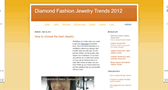 Desktop Screenshot of diamondfashionjewelrytrends.blogspot.com