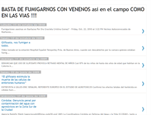 Tablet Screenshot of bastadefumigarnos.blogspot.com