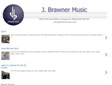 Tablet Screenshot of jbrawnermusic.blogspot.com