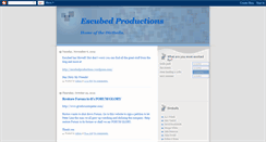 Desktop Screenshot of escubeproductions.blogspot.com