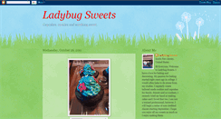 Desktop Screenshot of ladybugsweets.blogspot.com