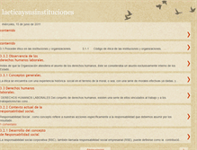 Tablet Screenshot of laeticaysusinstituciones.blogspot.com