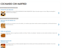 Tablet Screenshot of cocinandoconmarfred.blogspot.com