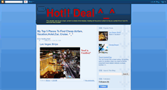 Desktop Screenshot of hotticketdeals.blogspot.com