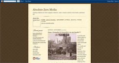 Desktop Screenshot of absolutezeromedia.blogspot.com