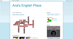 Desktop Screenshot of anaenglishplace.blogspot.com