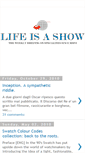 Mobile Screenshot of life-is-a-show.blogspot.com