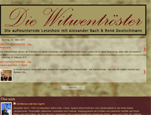 Tablet Screenshot of diewitwentroester.blogspot.com