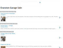 Tablet Screenshot of evanstongaragesale.blogspot.com