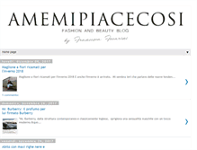 Tablet Screenshot of amemipiacecosi.blogspot.com