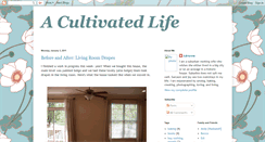 Desktop Screenshot of acultivatedlife.blogspot.com