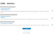 Tablet Screenshot of gsmsathletics.blogspot.com