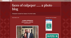 Desktop Screenshot of facesofculpeperva.blogspot.com