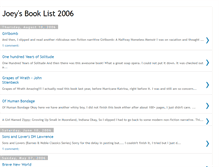 Tablet Screenshot of joeysbooklist2006.blogspot.com