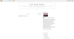 Desktop Screenshot of ctvwebnews.blogspot.com