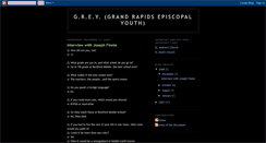 Desktop Screenshot of grandrapidsepiscopalyouth.blogspot.com