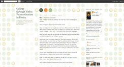 Desktop Screenshot of collegethroughhaiku.blogspot.com