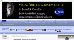 Desktop Screenshot of casadosemcristo.blogspot.com