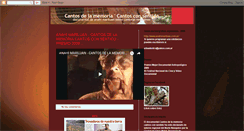 Desktop Screenshot of cantosdelamemoria.blogspot.com