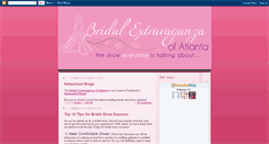 Desktop Screenshot of bridalextravaganzaofatlanta.blogspot.com