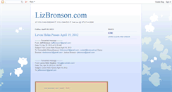 Desktop Screenshot of lizbronson.blogspot.com