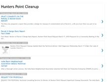Tablet Screenshot of hunterspointcleanup.blogspot.com