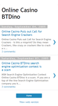 Mobile Screenshot of online-casino-btdino.blogspot.com