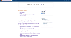 Desktop Screenshot of brain-dominance.blogspot.com