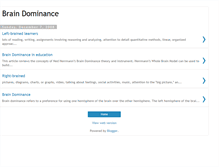 Tablet Screenshot of brain-dominance.blogspot.com