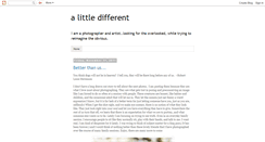 Desktop Screenshot of littledifferent1.blogspot.com