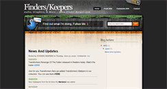 Desktop Screenshot of finder-keeper.blogspot.com