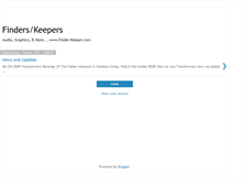 Tablet Screenshot of finder-keeper.blogspot.com