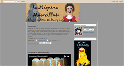 Desktop Screenshot of lamaquinamaravillosa.blogspot.com