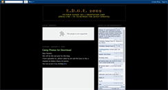 Desktop Screenshot of edge2009.blogspot.com