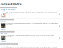Tablet Screenshot of beautifulandmodest.blogspot.com