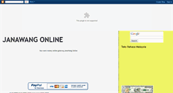 Desktop Screenshot of janawangonline.blogspot.com