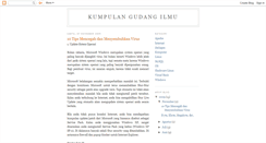 Desktop Screenshot of kumpulangudangilmu.blogspot.com