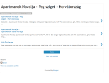 Tablet Screenshot of apartmanok-novalja-pag-sziget.blogspot.com