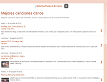 Tablet Screenshot of mejorescancionesdance.blogspot.com