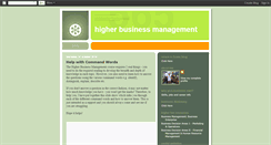 Desktop Screenshot of higherbusinessmanagement.blogspot.com