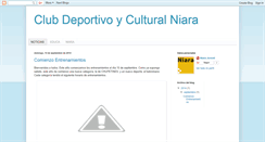 Desktop Screenshot of clubniara.blogspot.com