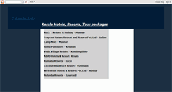 Desktop Screenshot of kerala-hotels-resorts.blogspot.com