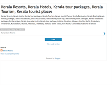 Tablet Screenshot of kerala-hotels-resorts.blogspot.com